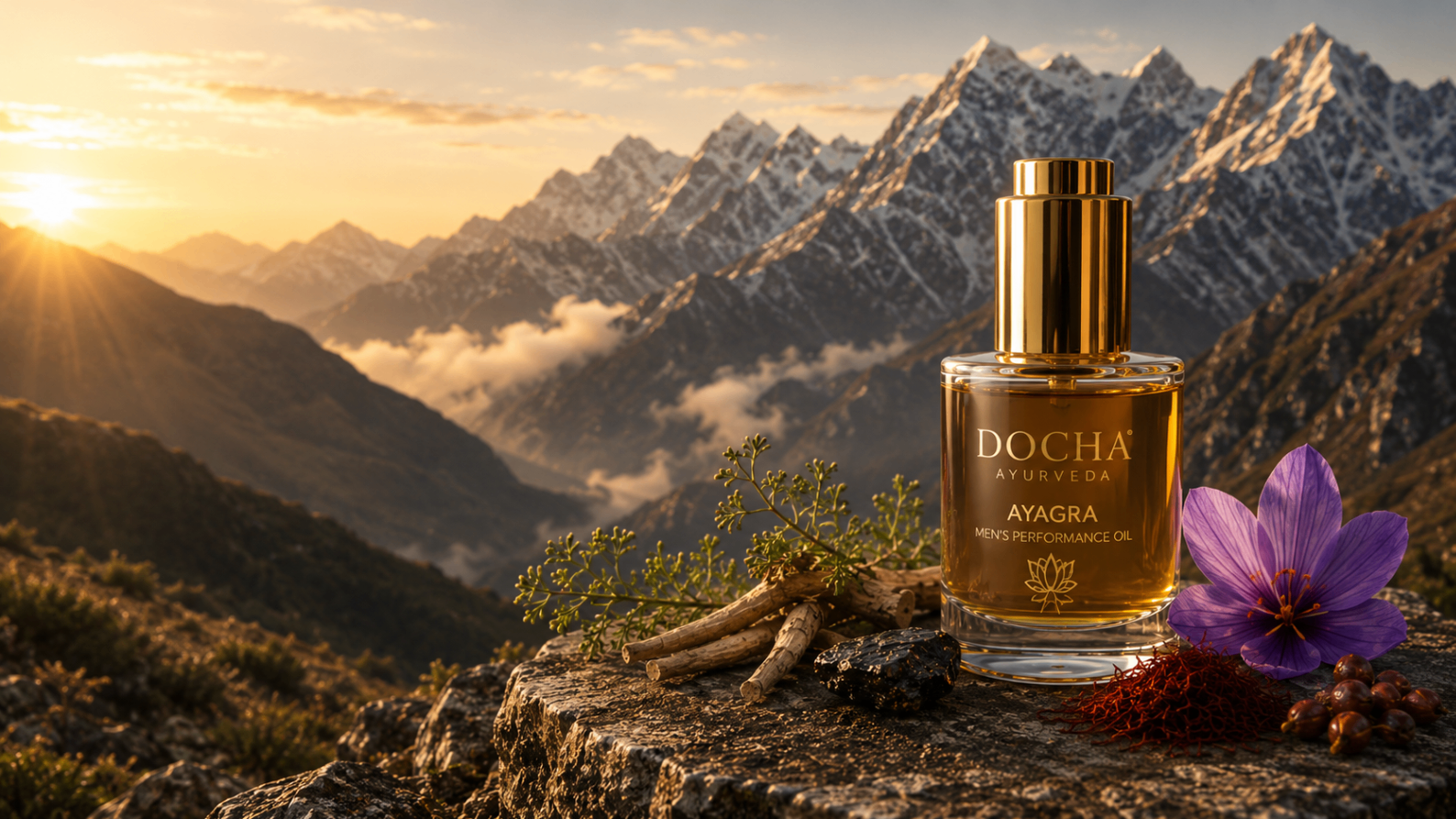 Golden hour across the high Himalaya