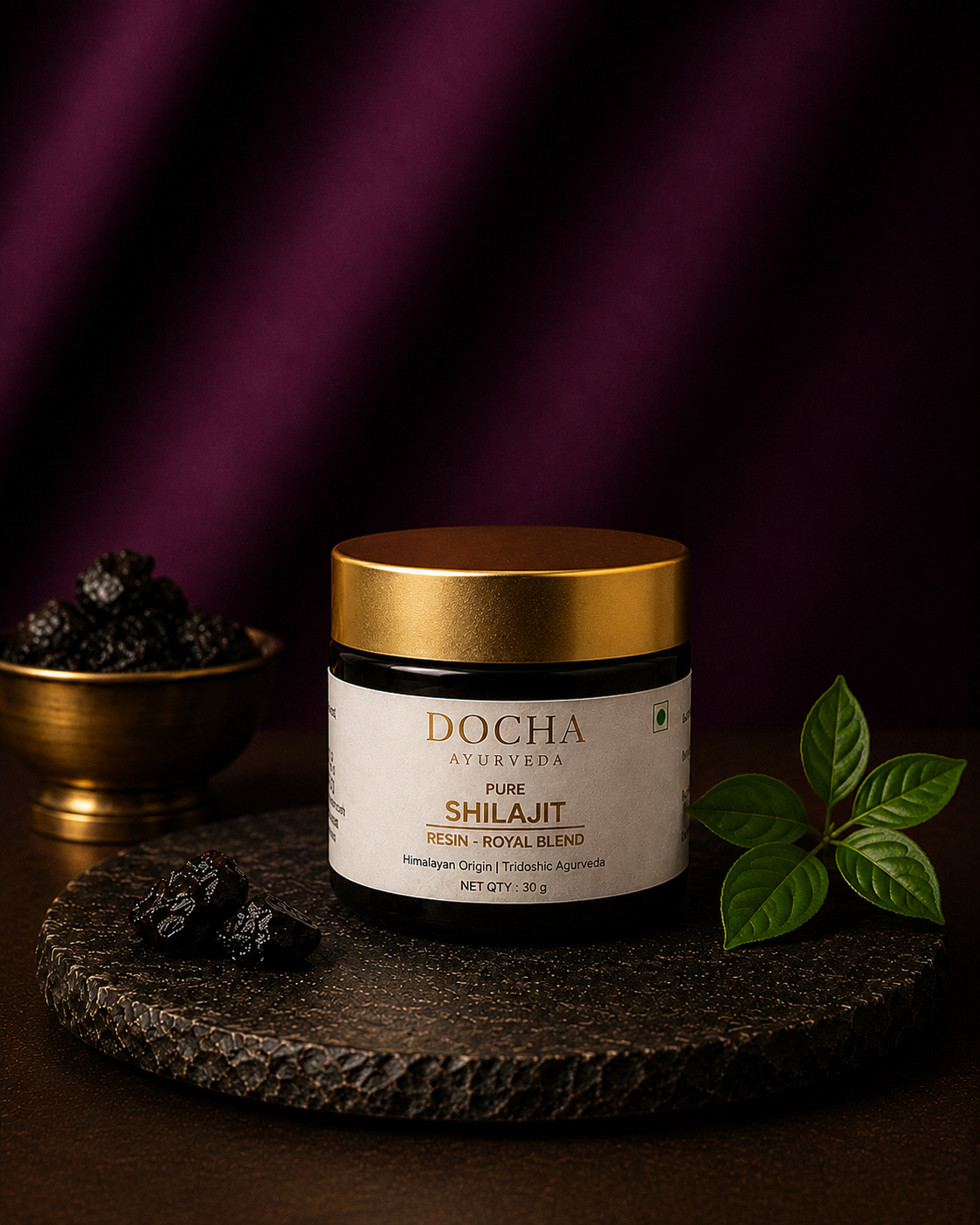 Pure Shilajit Resin Royal Blend jar